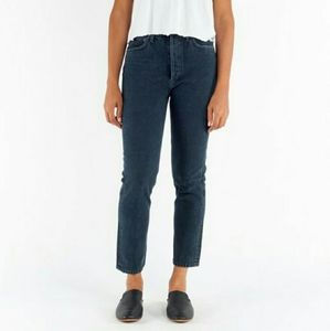 NWT AGOLDE Riley Hi Rise Straight Crop Jeans 32